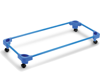 Karretje voor stapelbare rustbedjes